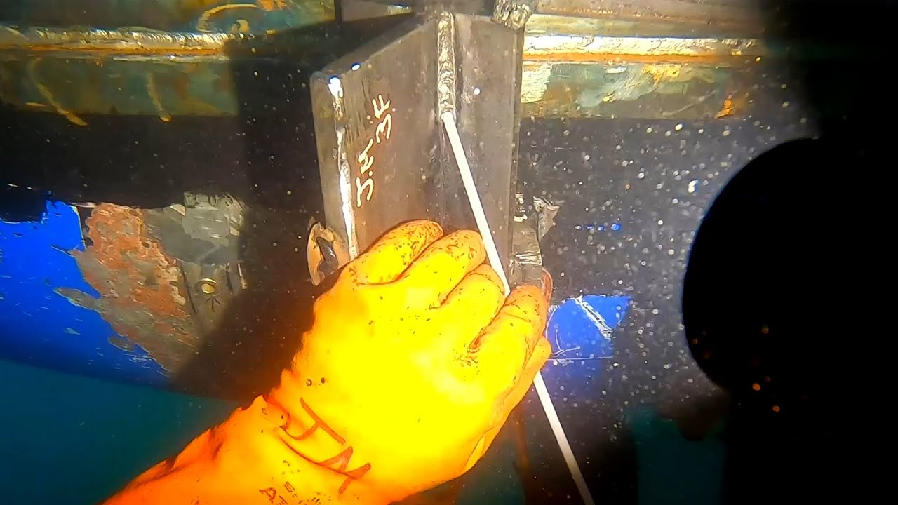 Underwater Welding Test | 3F & 4F Plate | Pad Eye Welding