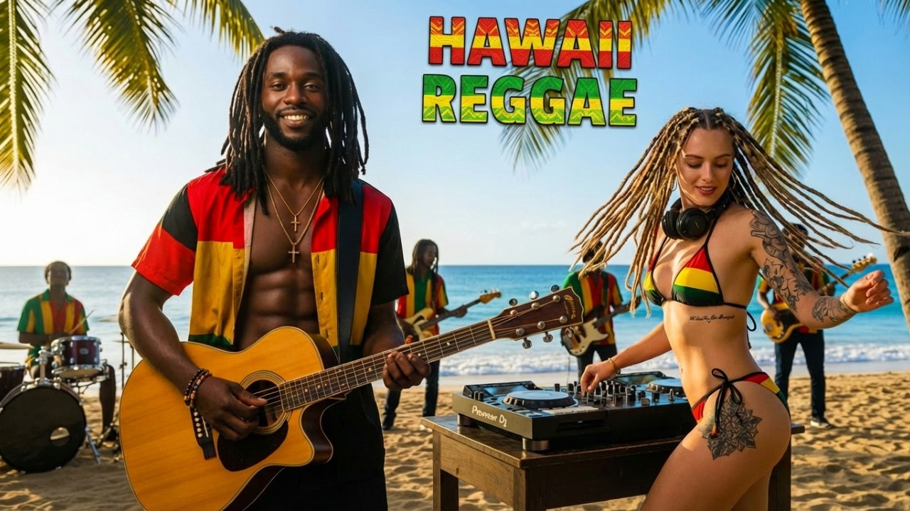 🌺 Hawaiian Reggae Chill – Soft Island Grooves for Peace & Light 🌴