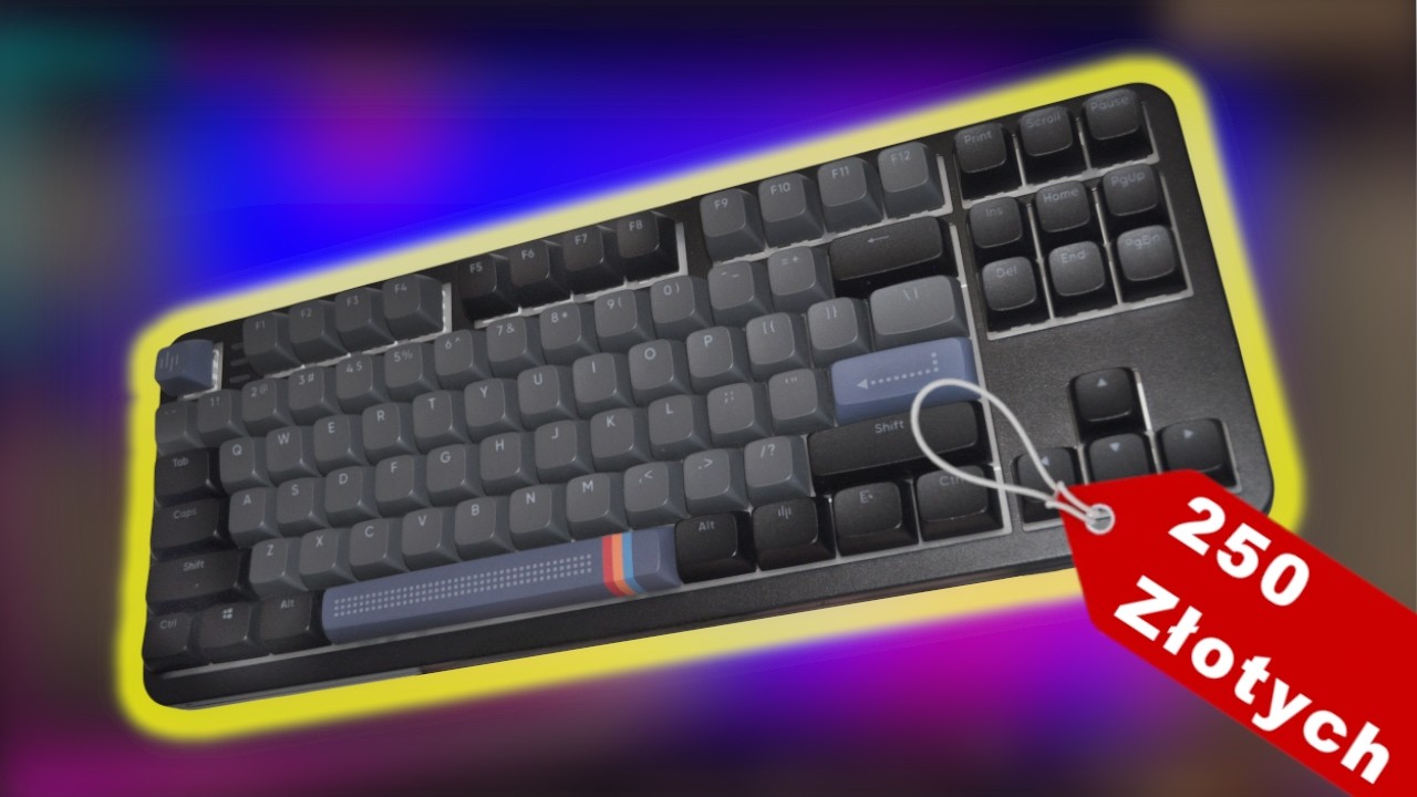 Klawiatura dla ludu! - Czyli najlepsza klawiatura do 250 złotych. | Dark Project ALU87A Midnight