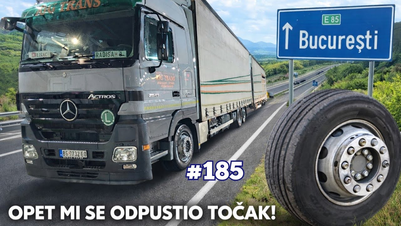 TOČAK HOCE DA SPADNE SA KAMIONA #185
