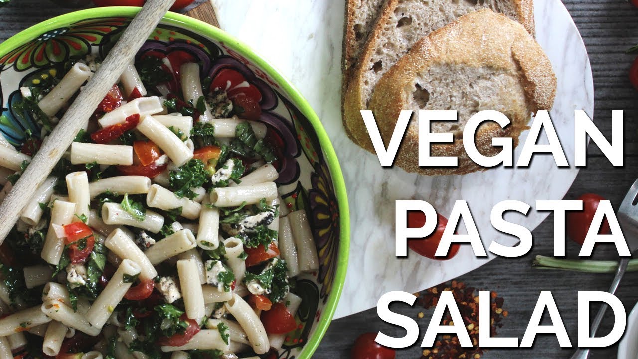 Simple Summer Vegan Pasta Salad | Two Market Girls