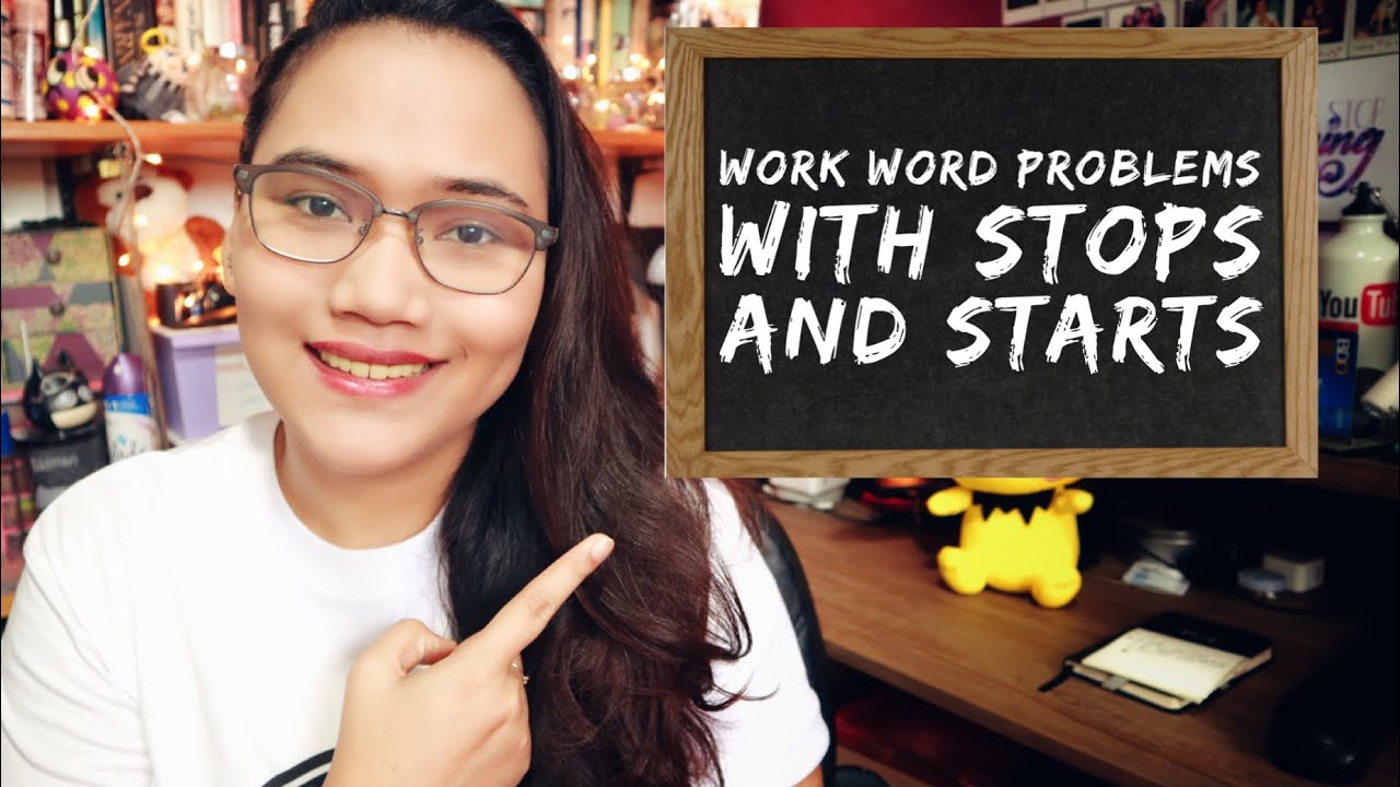 How to Solve Work Problems Part 5: With Stops and Starts - Civil Service Exam Review