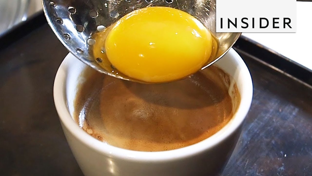 We Tried Egg Yolk Coffee
