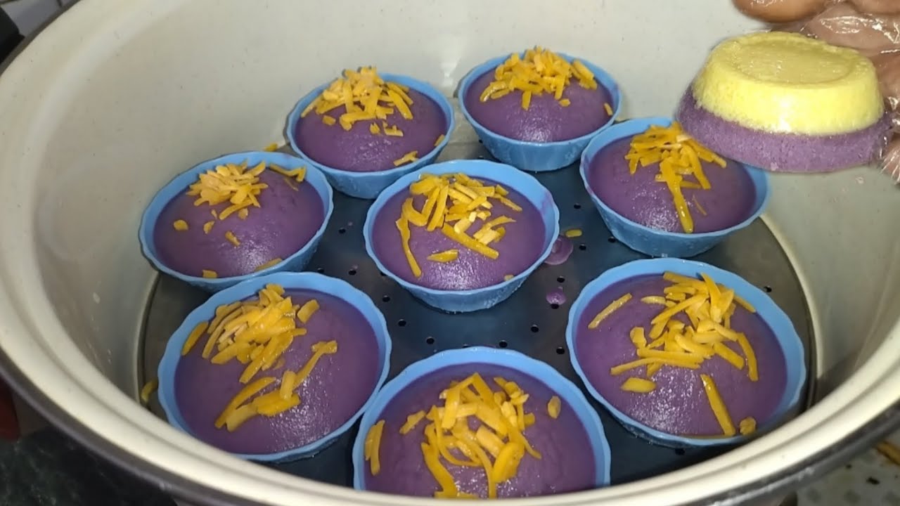 How to make Ube Puto flan 