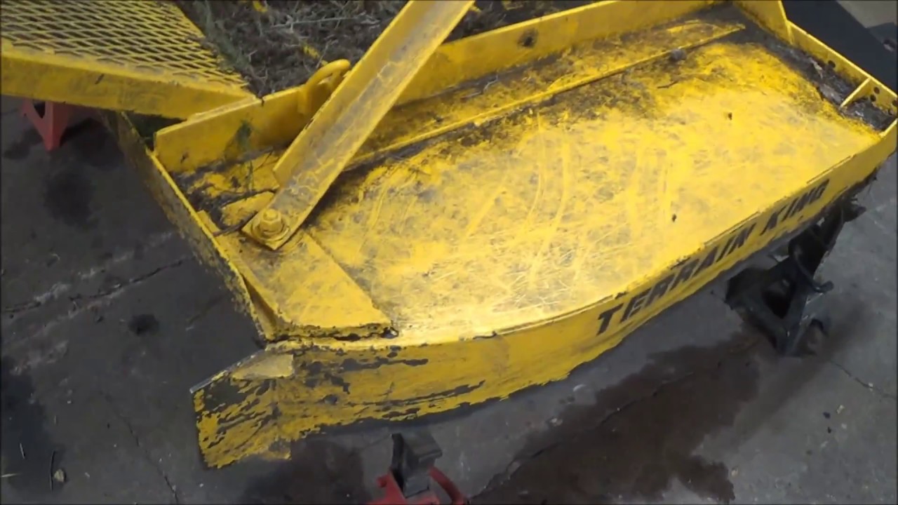 Converting Brush Hog For Skid Steer