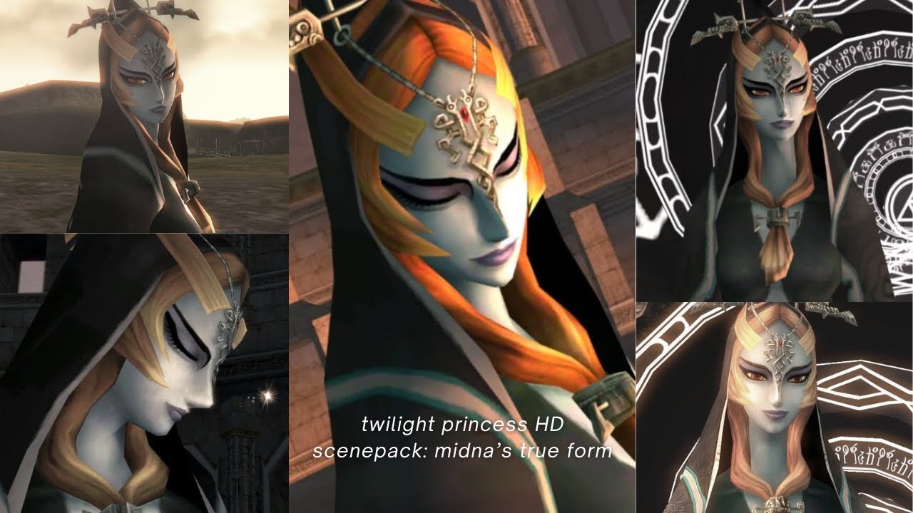 the legend of zelda: twilight princess HD midna’s true form cutscenes | scenepack | editing clips