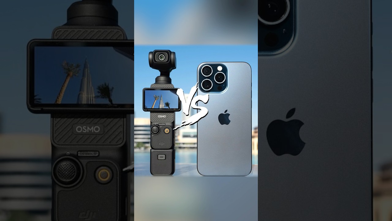 iPhone против DJI Osmo Pocket 3 для мобильной съёмки