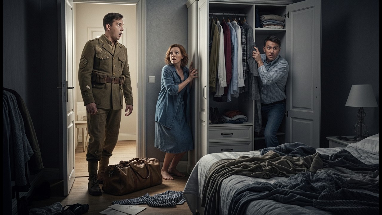 My Soldier Husband Returned Home and Found My Lover in the Wardrobe—My Shocking…