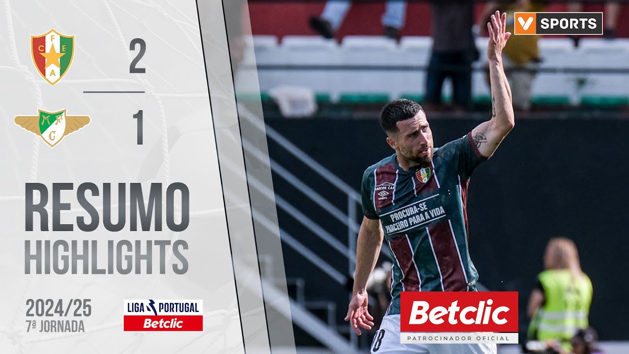 Resumo: Estrela Amadora 2-1 Moreirense (Liga 24/25 #7)