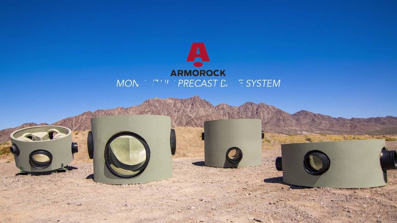 Armorock Polymer Concrete Monolithic Precast Base System