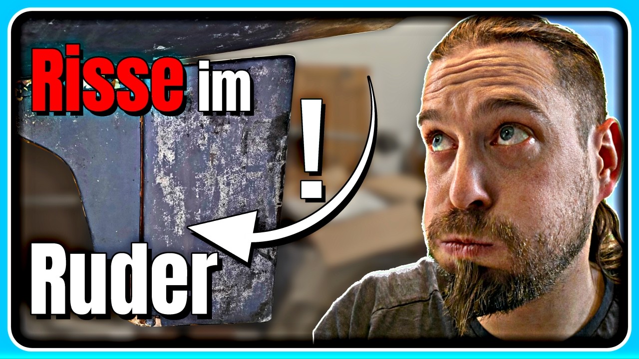 Wie groß ist der Schaden?- Wir bauen das Ruder aus! - Binnenjungs-Bootsrefit EP28