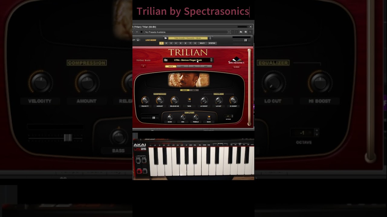 Boss Sound Bass on Keys (Trilian)