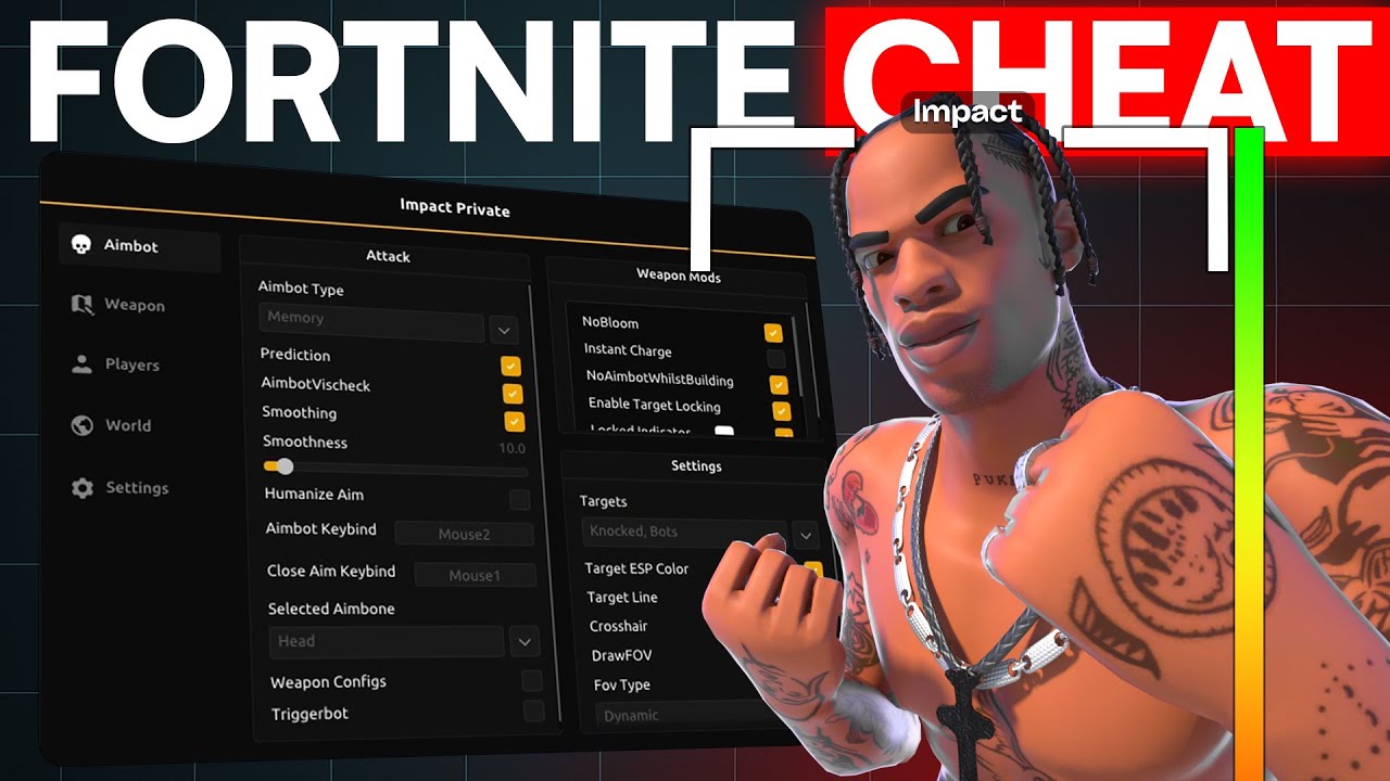 Самые незаметные читы для Fortnite, которые вы можете найти...