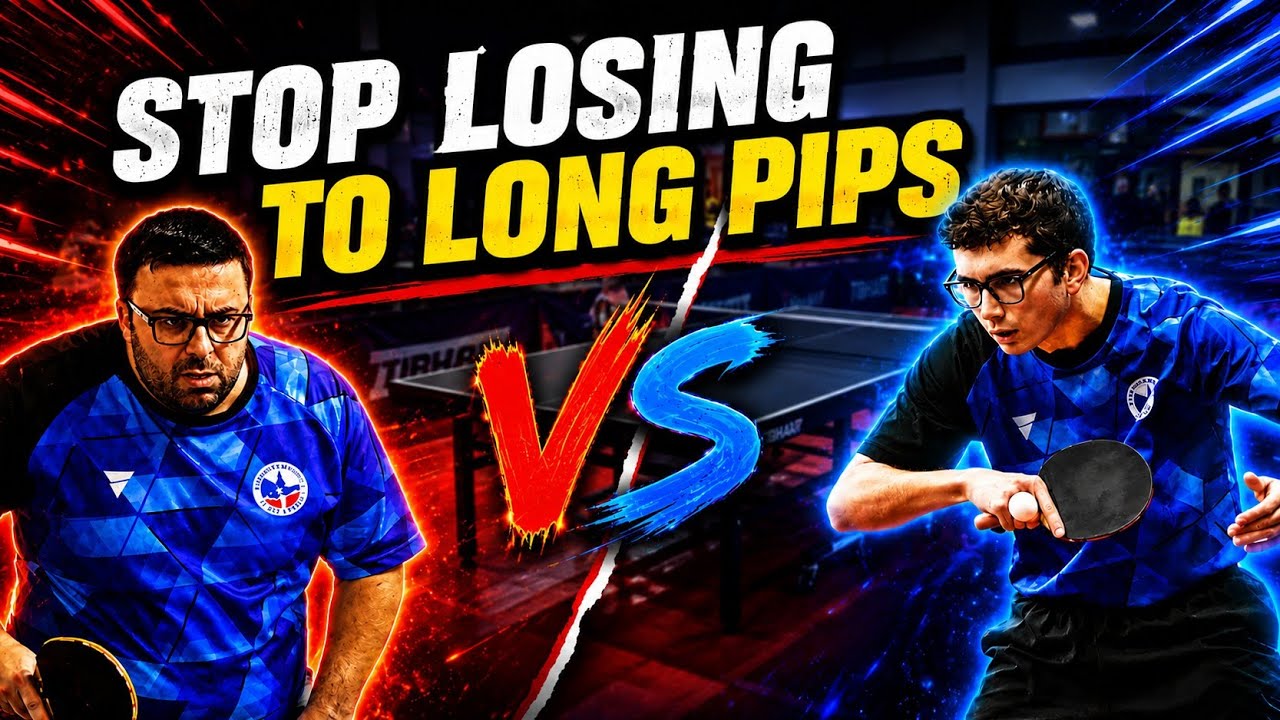 How to play against LONG PIPS? Challenge against the Long PIPS Emperor🏓👑