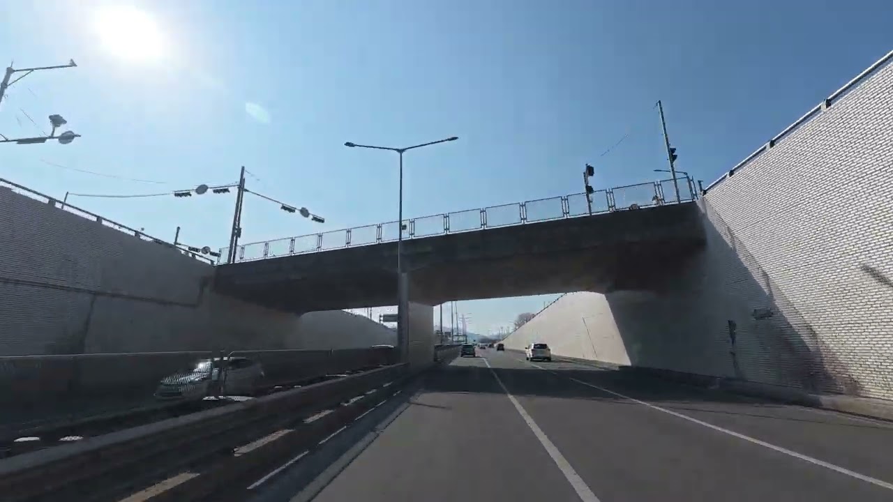 양주 ~ 마곡 화창한 겨울 멋진 산과 도시가 어우러지는 드라이브