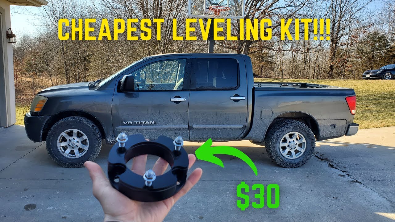 Установка 2-дюймового комплекта для выравнивания на мой Nissan Titan *ИДЕАЛЬНО РОВНО*