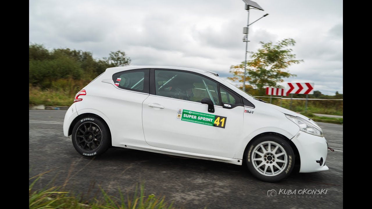 3 Super Sprint Samochodowe Mistrzostwa Krakowa 2024 Kozioł/Słobodzian - Peugeot 208 r2