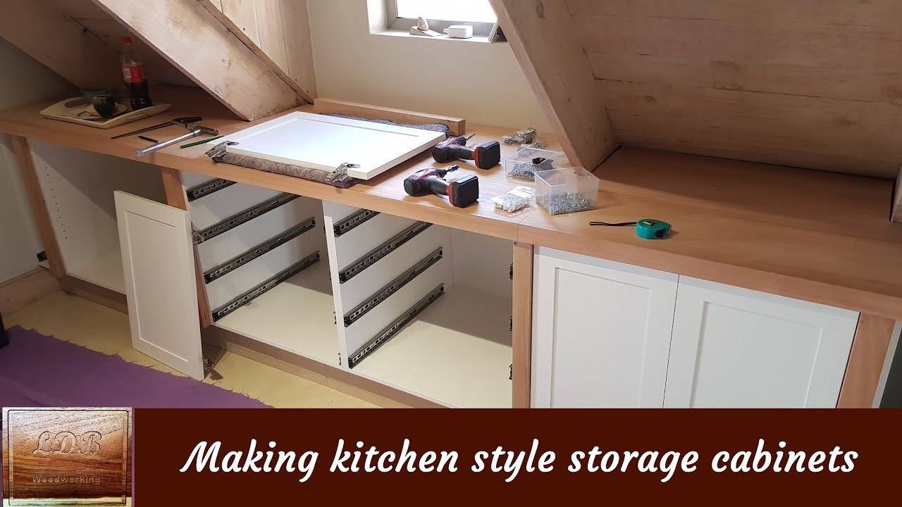Making kitchen style cabinets from melamine