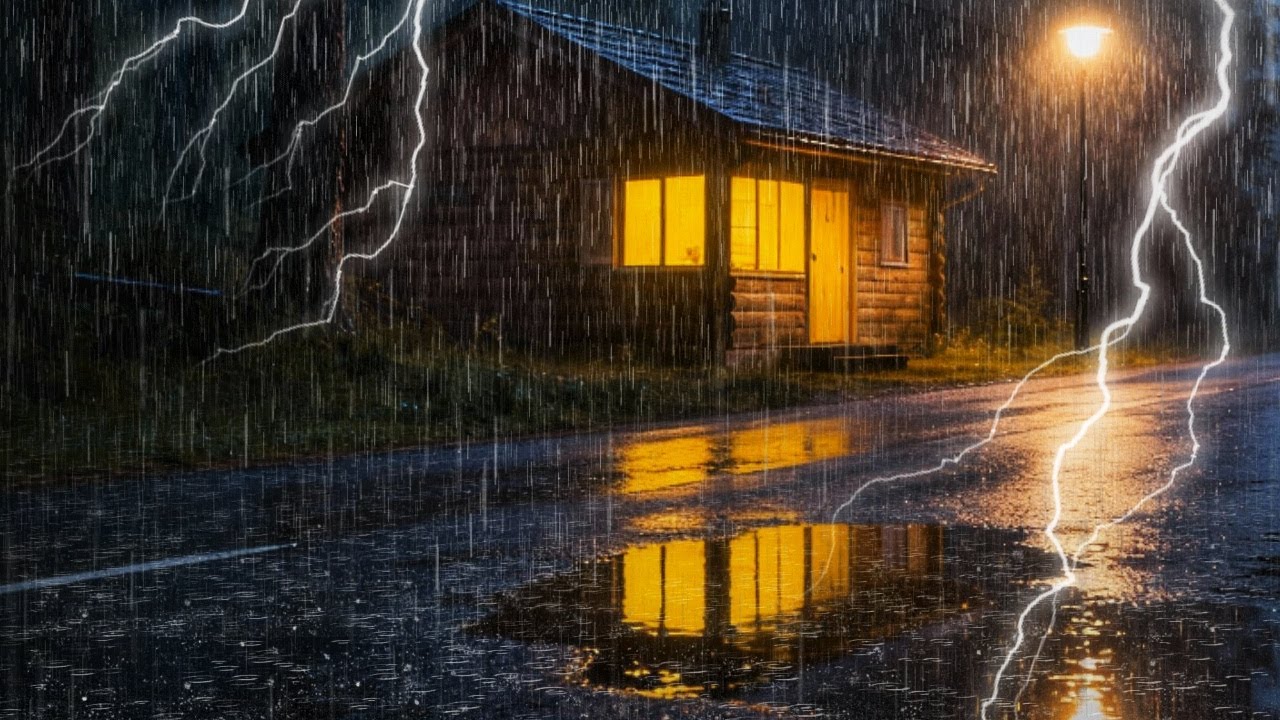 Relaxing Rain and Thunderstorm: Peaceful Ambience for Stress Relief, Meditation, and Quiet Study