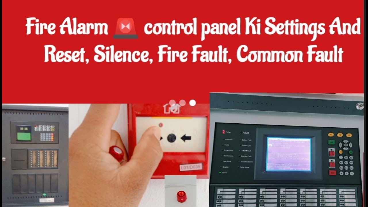 Fire Control Panel Fault Clear Fire Panel Setup Fire Panel Setting Fire Fault Reset Silence