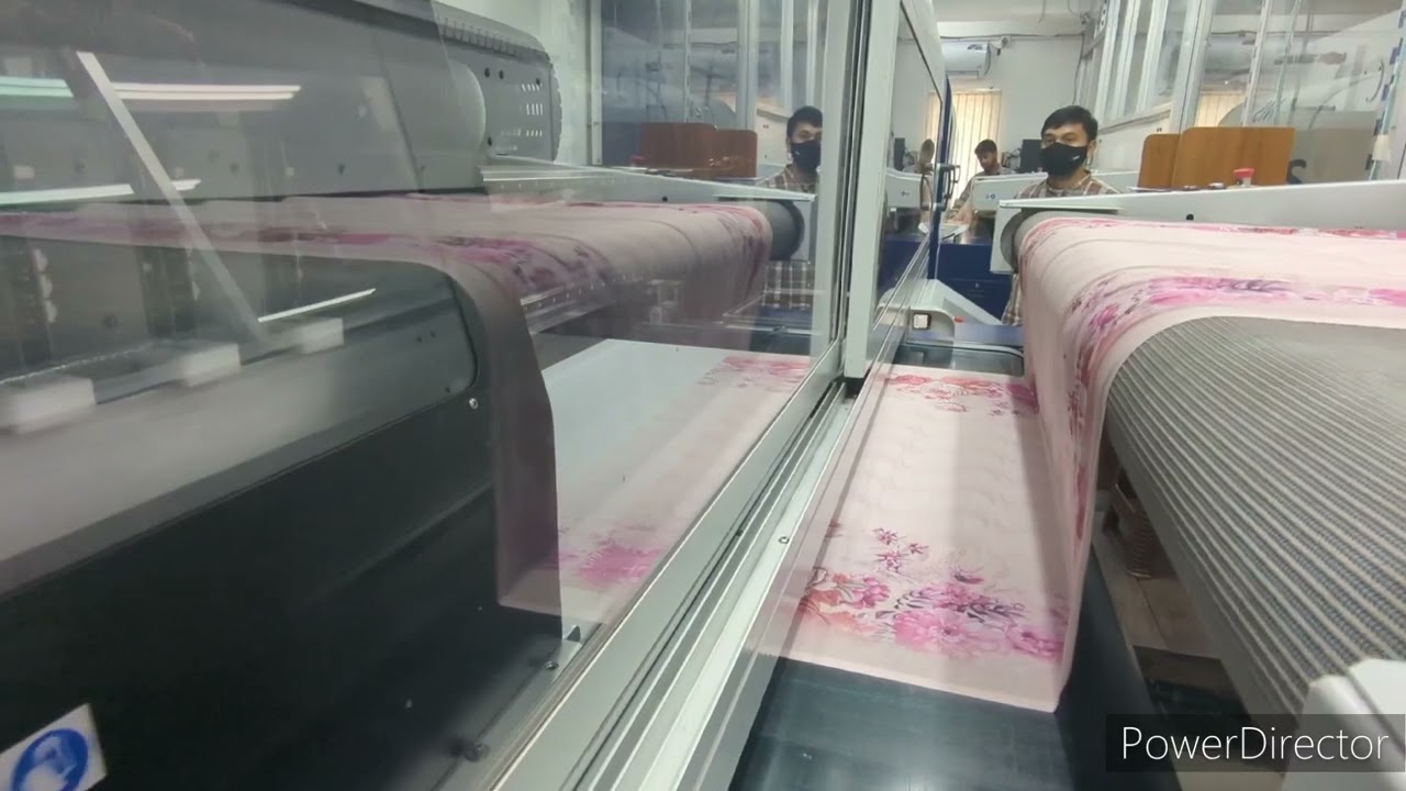 MS JP7 Textile printing machine @cmyk9859 @MSPrintingSolutions