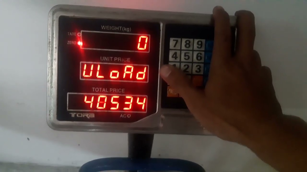 cara kalibrasi timbangan digital TORA.