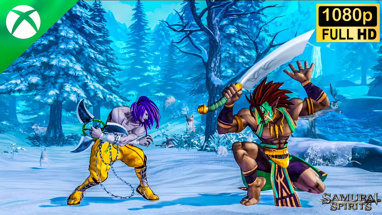 Basara vs Tam Tam & Shiki | Samurai Shodown Xbox Gameplay