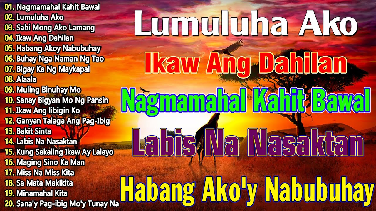 OPM Lumang Tugtugin Na Masarap Balikan 🎺 Pure Tagalog Pinoy Old Love Songs 60s 70s 80s 90s