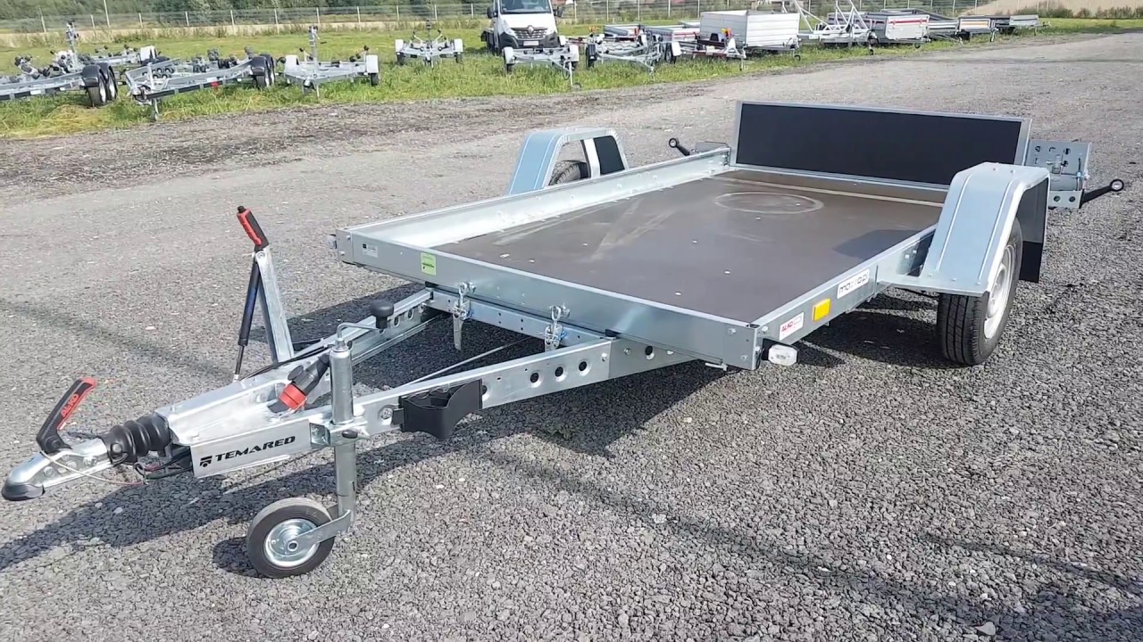 Mazzo.pl - Przyczepa Multitransporter z trapem 3016C 1300kg 295x164cm