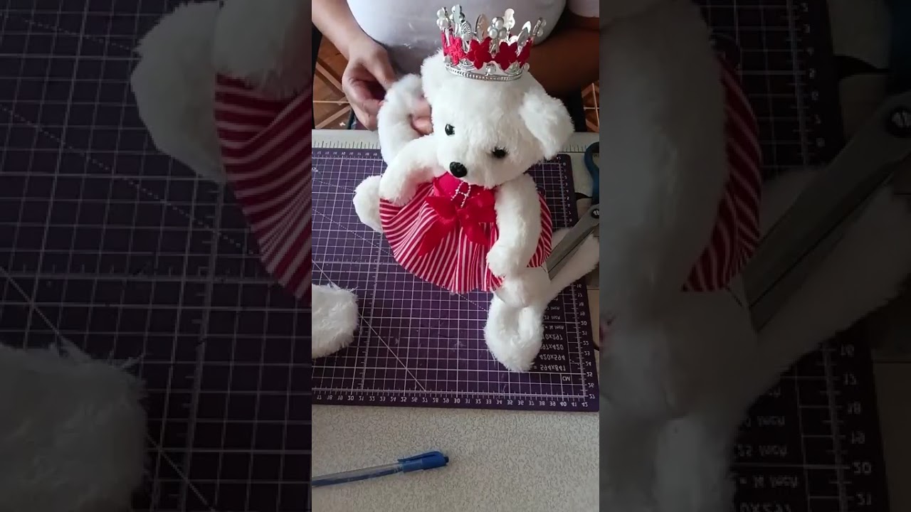 Cómo hacer una osita muy fácil (parte ll )  🥰🥰