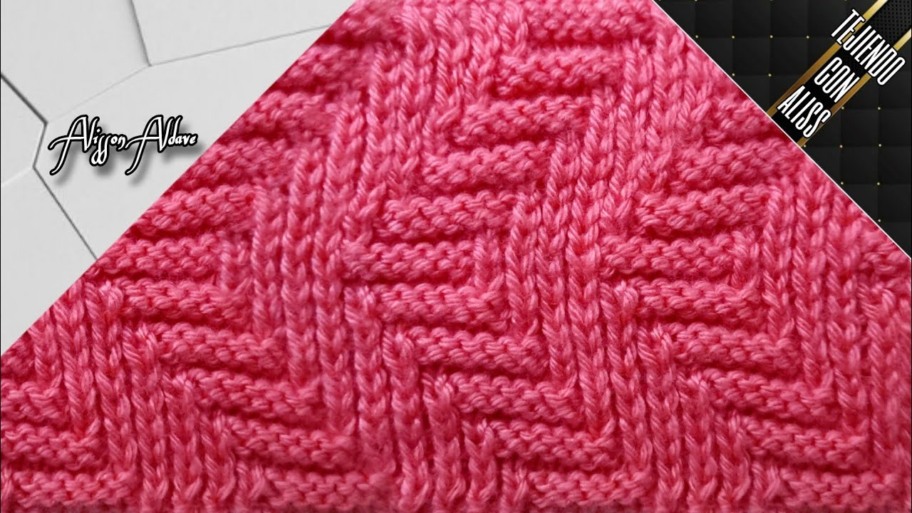 #357 - TEJIDO A DOS AGUJAS / knitting patterns / Alisson Aldave