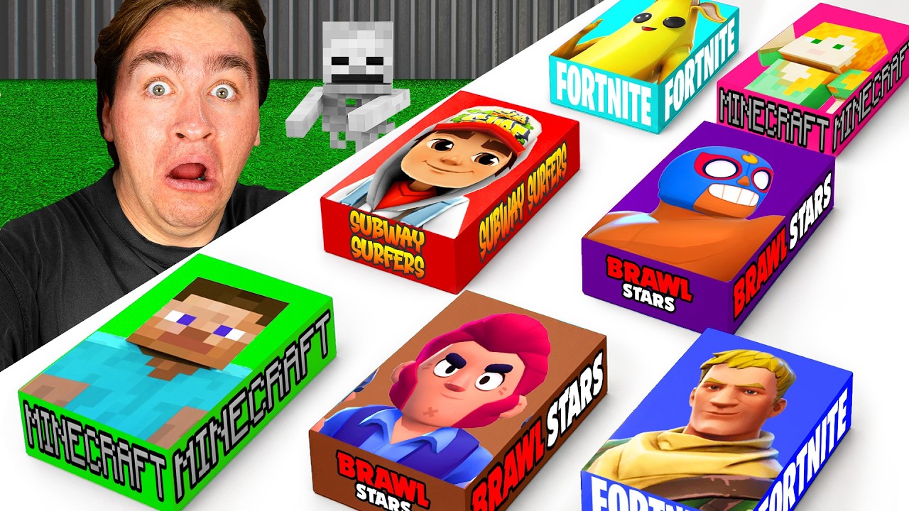 НЕ ОТКРЫВАЙ MYSTERY BOX FORTNITE, SUBWAY SURFERS, MINECRAFT И BRAWL STARS в 3 ЧАСА НОЧИ!