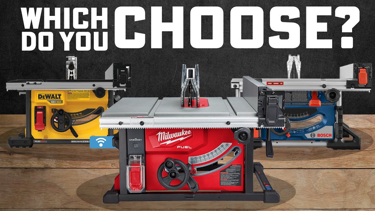 Аккумуляторные настольные пилы Milwaukee, DeWalt и Bosch: характеристики, мощность и производител...