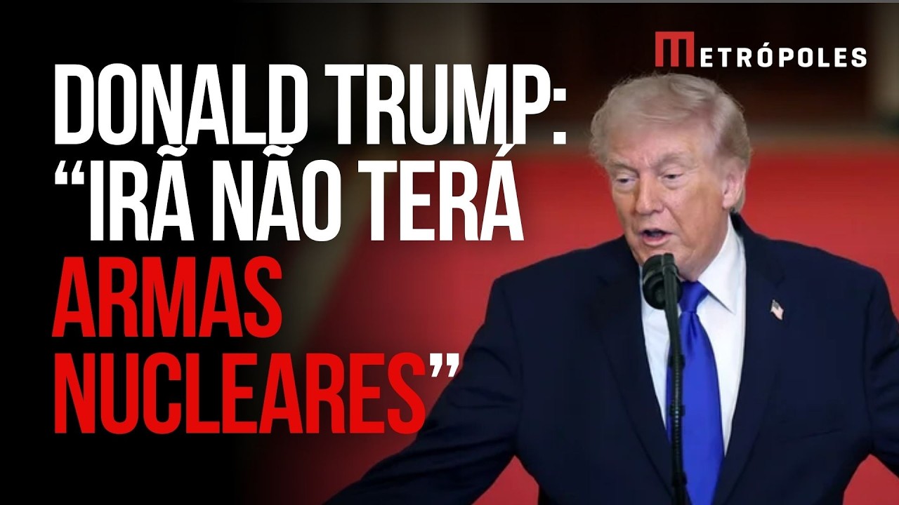 Trump fala sobre guerra com o Irã: 