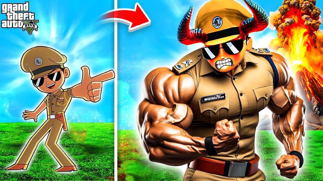 GTA 5: SHINCHAN Upgrading LITTLE SINGHAM To ULTIMATE GOD LITTLE SINGHAM In GTA V ! ( GTA 5 mods )