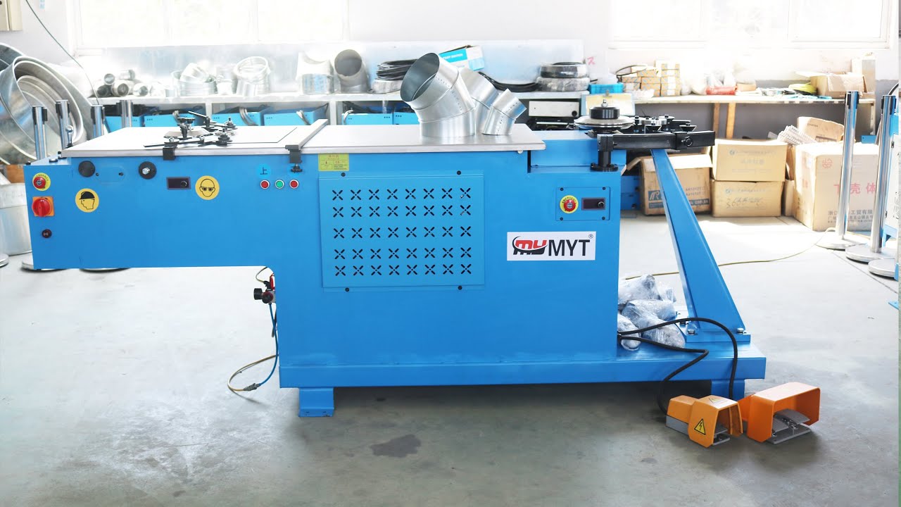 MYT&reg;Round pipe hydraulic elbow making machine / gorelocker machine