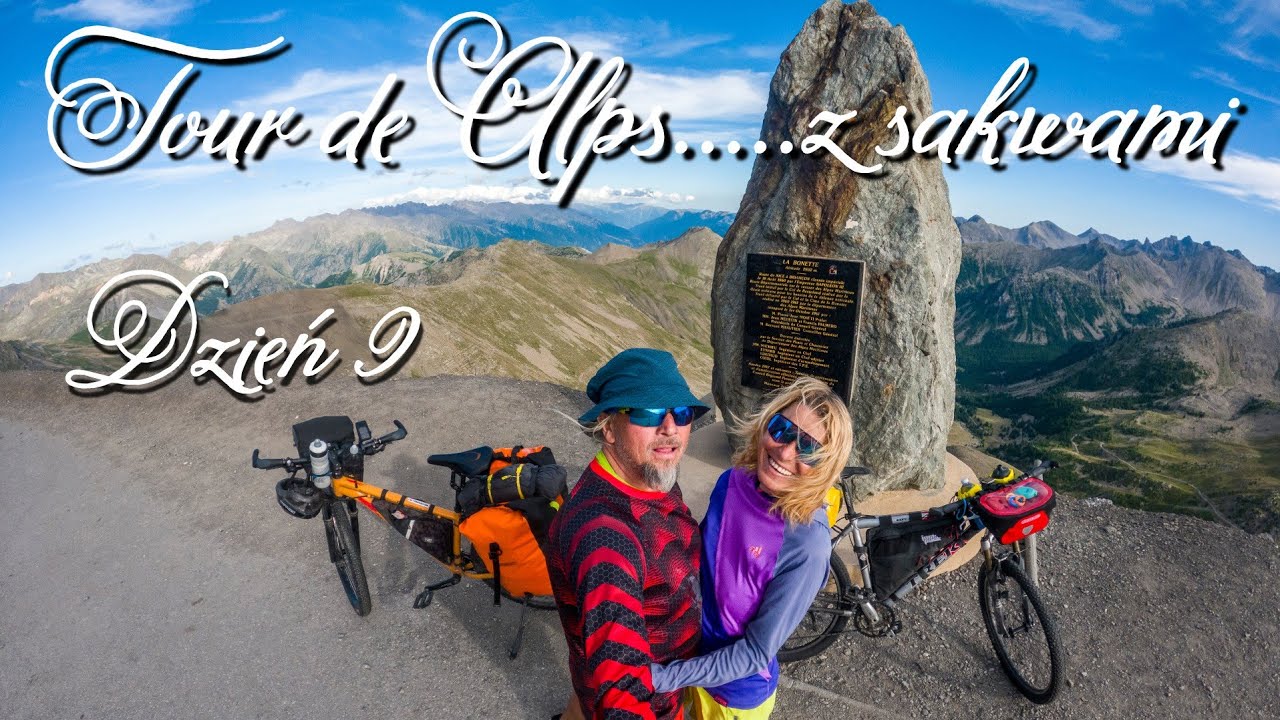 Cime de la Bonette. To sama radość. Noc przy Caserne de Restefond.   Dzień 9. TOUR DE ALPS Z SAKWAMI