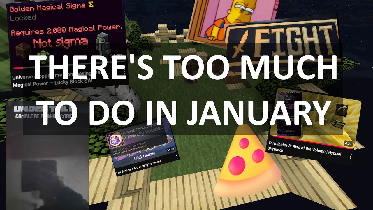 There's just too much to do in January