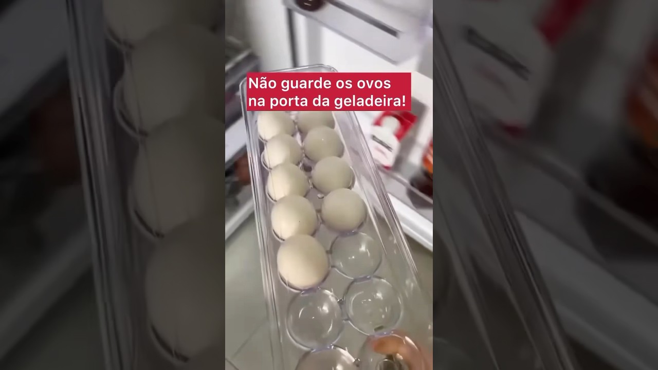 Ovos na porta da geladeira estragam: guarde assim! 