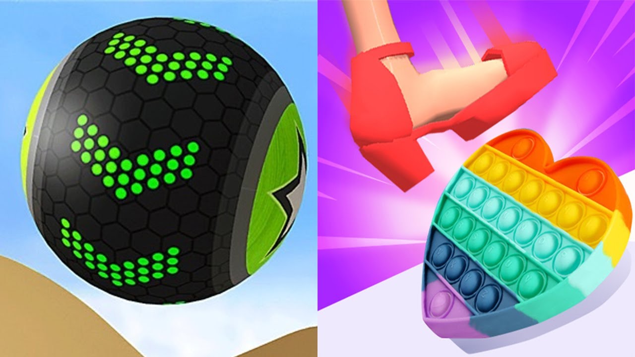 Going Balls VS Tippy Toe Android iOS Gameplay Level 856-860