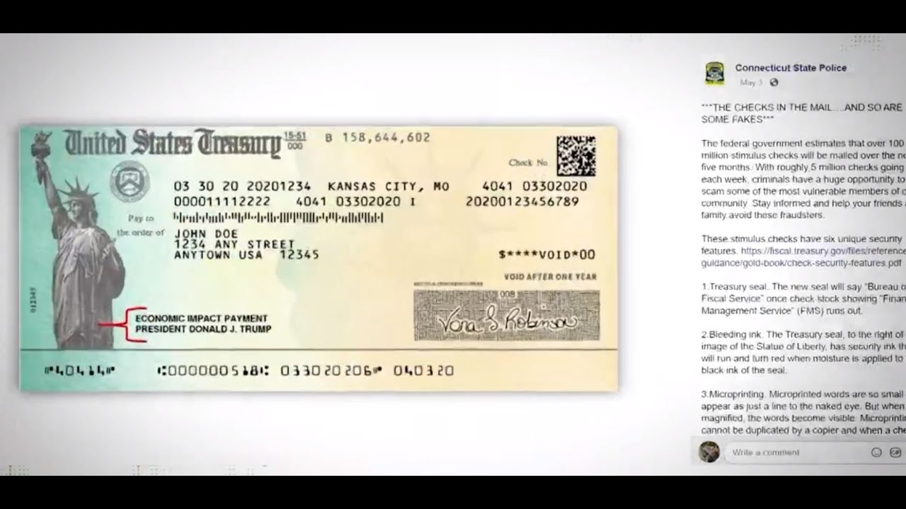 VERIFY: How to make sure your stimulus check is real