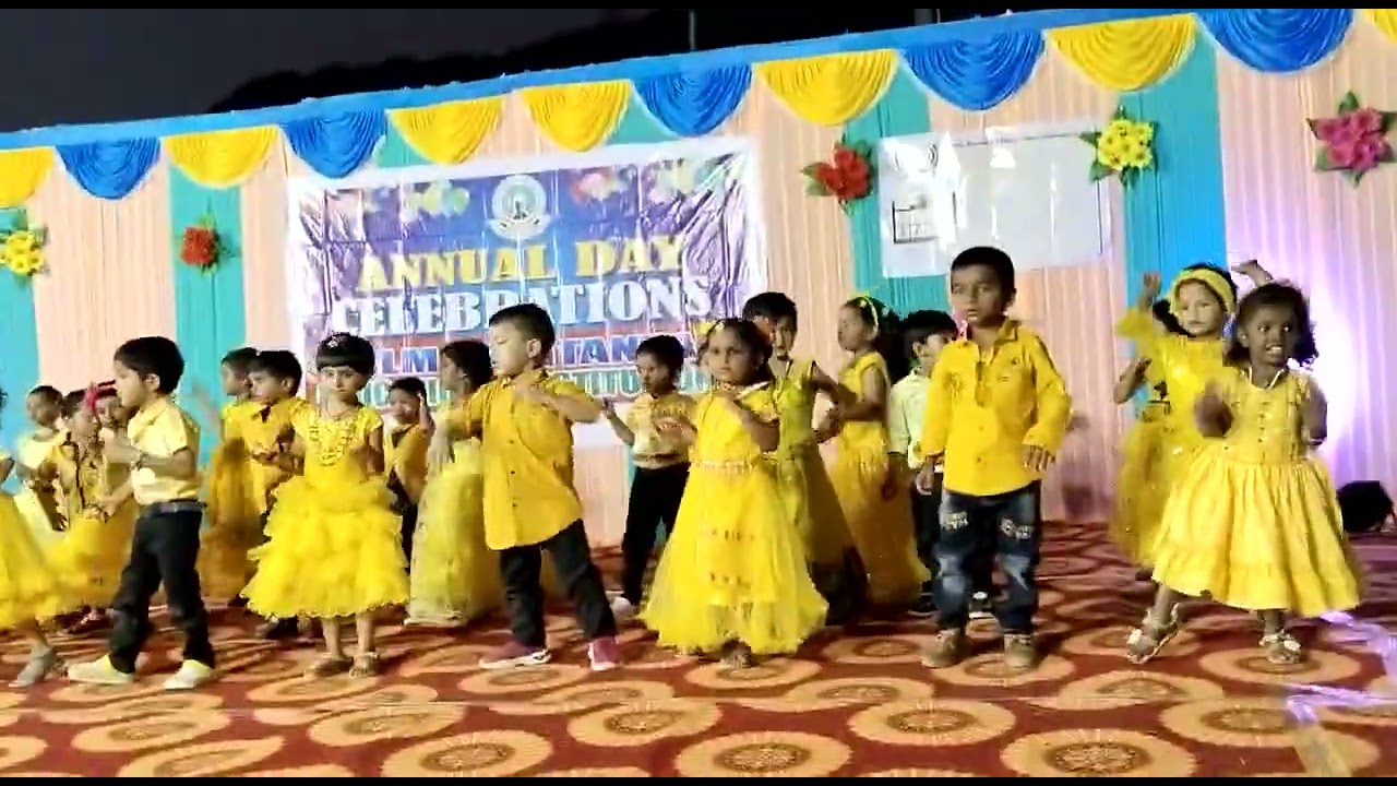 Cute performance by Nursery kids @slmchaitanya6463 #annualday2024 @mangalagiri