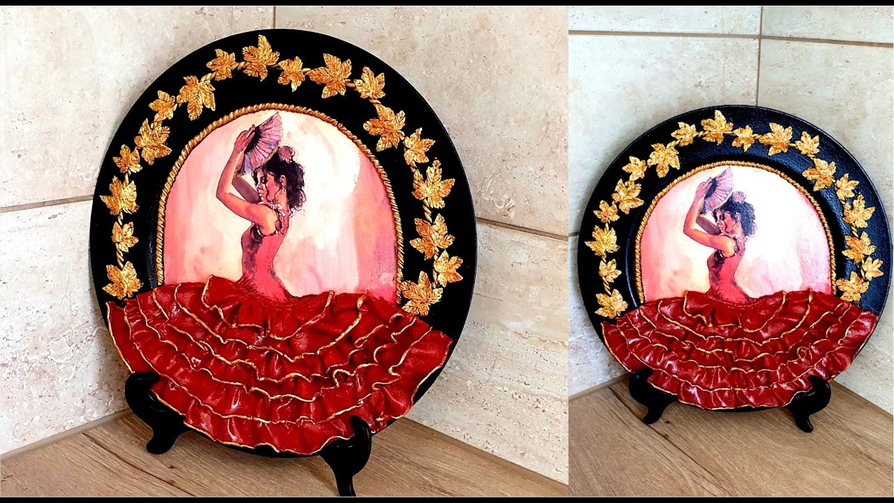 Beautiful DIY Home  Decoration from Plastic Plate |Home Decor