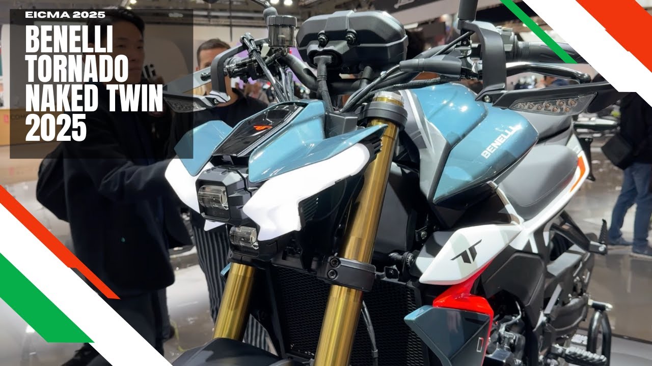 Nowy rywal MT-07? Zobacz powr&oacute;t legendy! &ndash; Benelli Tornado Naked Twin 550 EICMA 2025