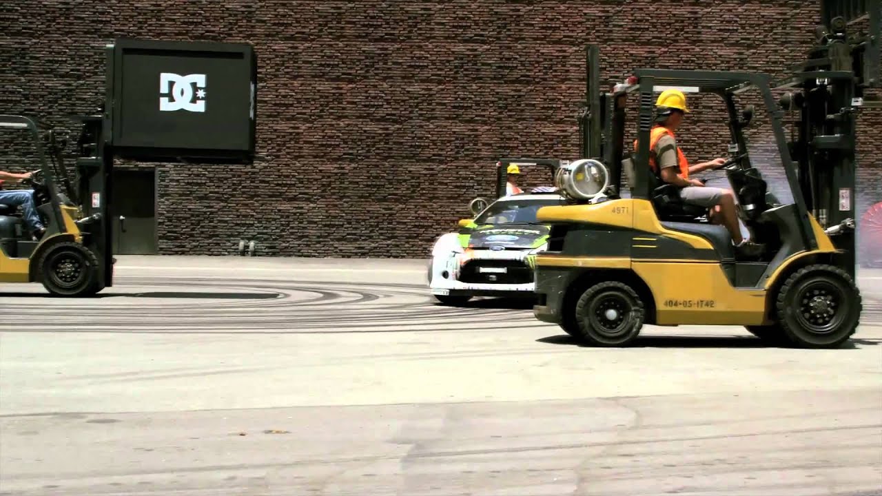 KEN BLOCK'S GYMKHANA 4 THE HOLLYWOOD MEGAMERCIAL 1080p