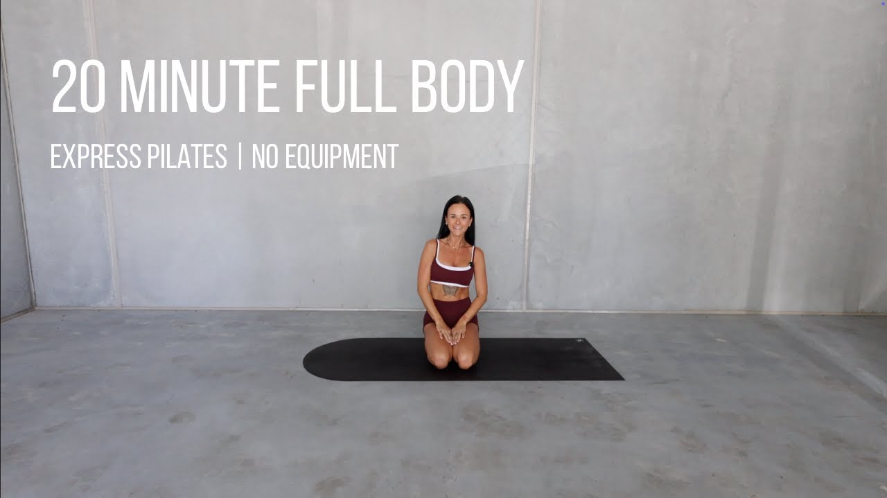 20 MIN EXPRESS FULL BODY MAT PILATES | NO EQUIPMENT