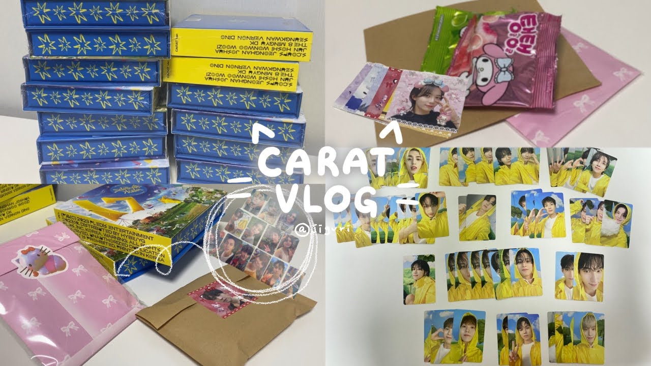 [캐럿로그] 헤븐 캐럿반 분철총대 | 지구리 총대 뒷북이되 | 분철포장 | 포카포장 | 캐럿 브이로그