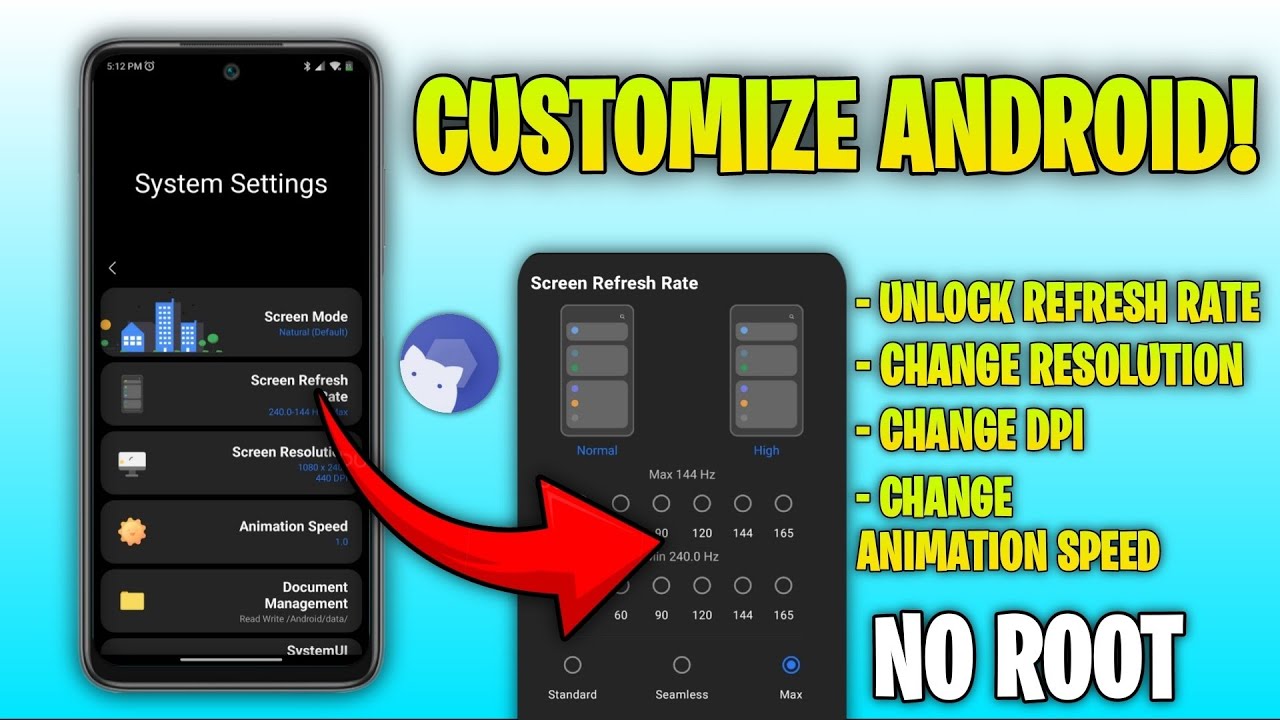 Customize Your Android With Sam Helper + Shizuku | No Root! - Change Resolution, Refresh Rate, etc..