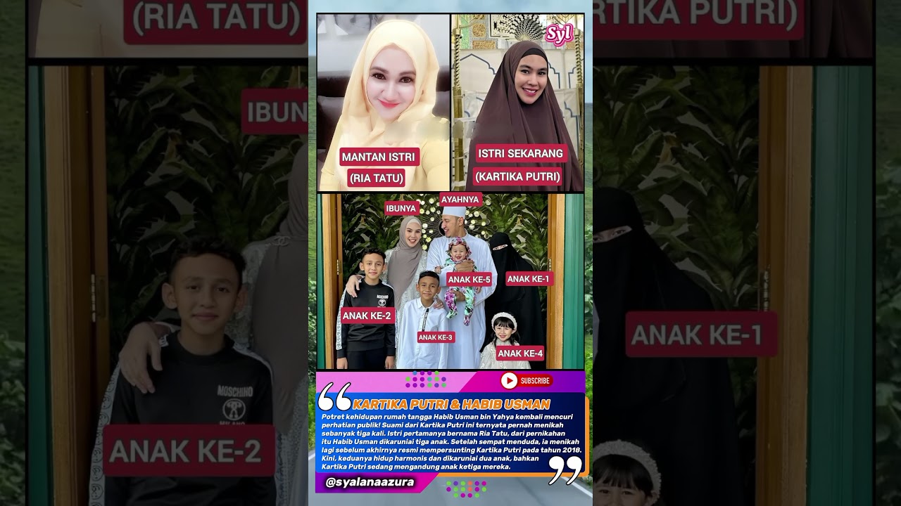 Terungkap‼️Habib Usman Ternyata Pernah Menikah Tiga Kali Sebelum Kartika Putri⁉️#shortsfeed #reels