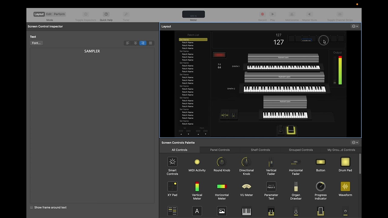 Mainstage: Program Sample to Pad on Midi Keyboard
